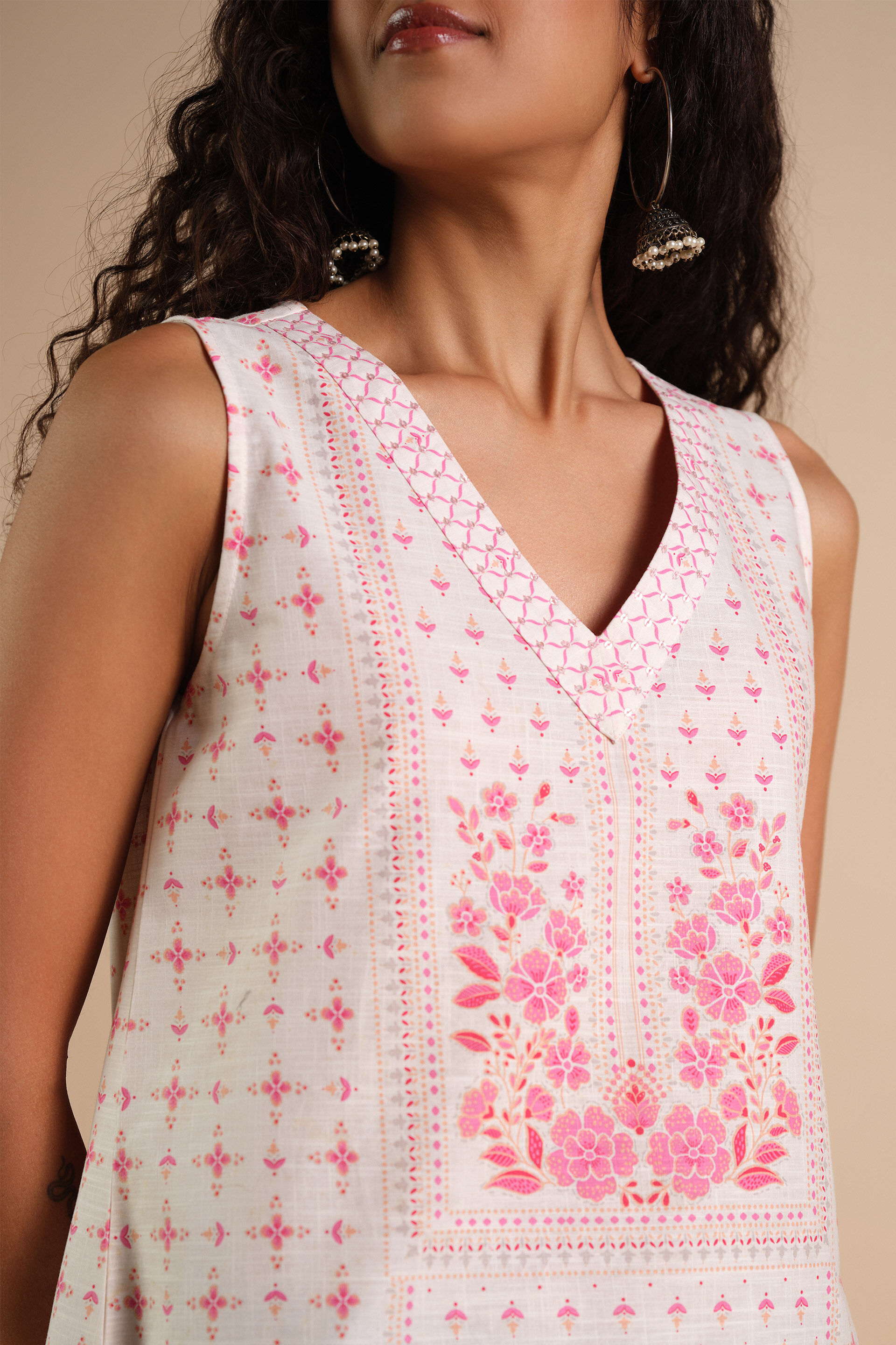 Khush Rang Kurta, Off White, image 4